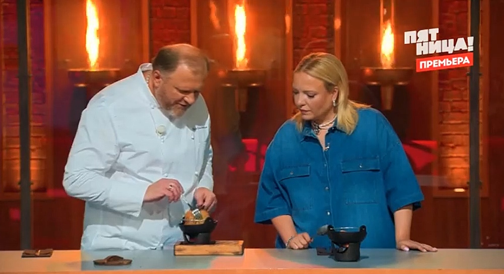 Кадр из 5 выпуска шоу «Адский шеф» 3 сезон